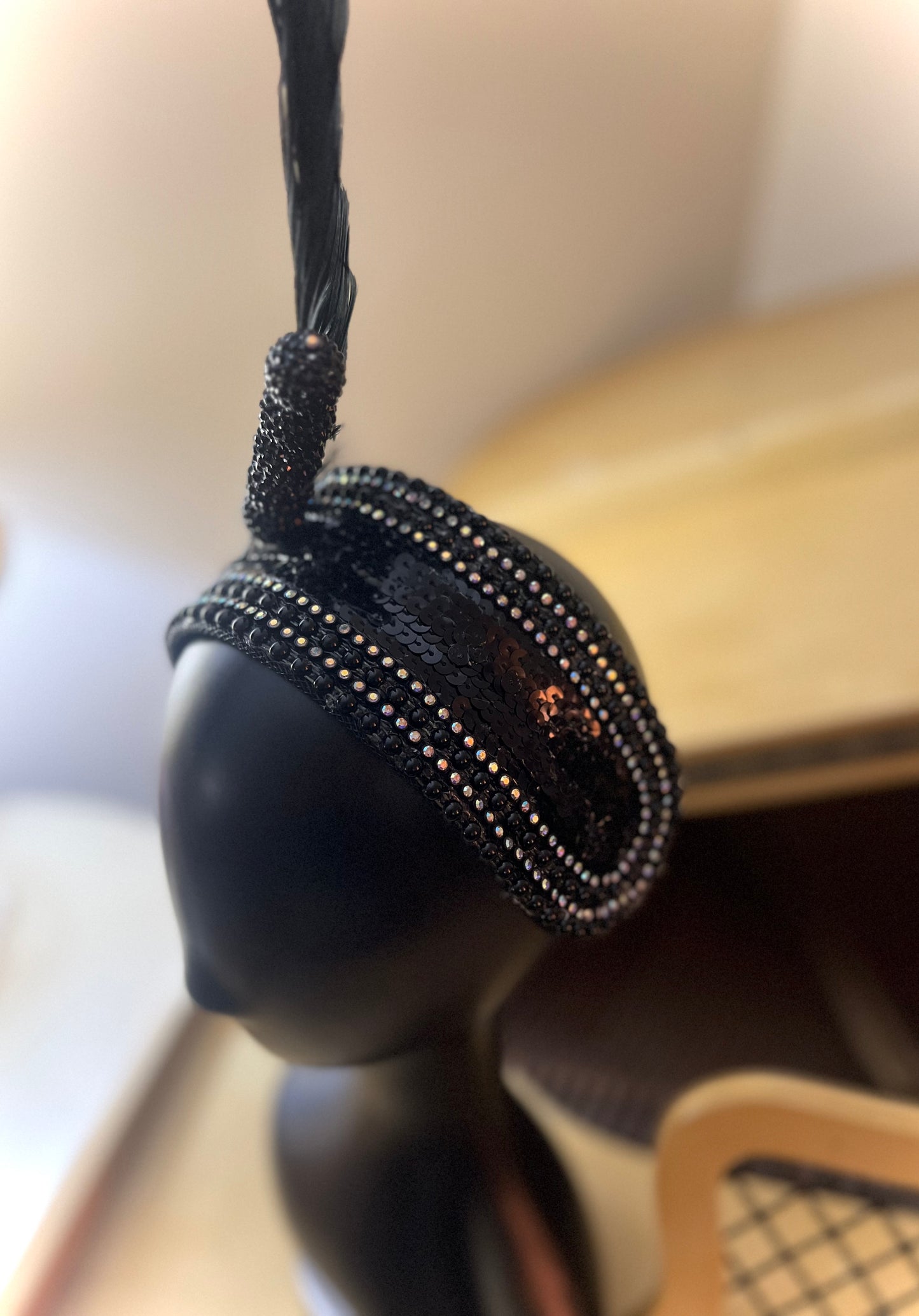 Midnight Black Headband