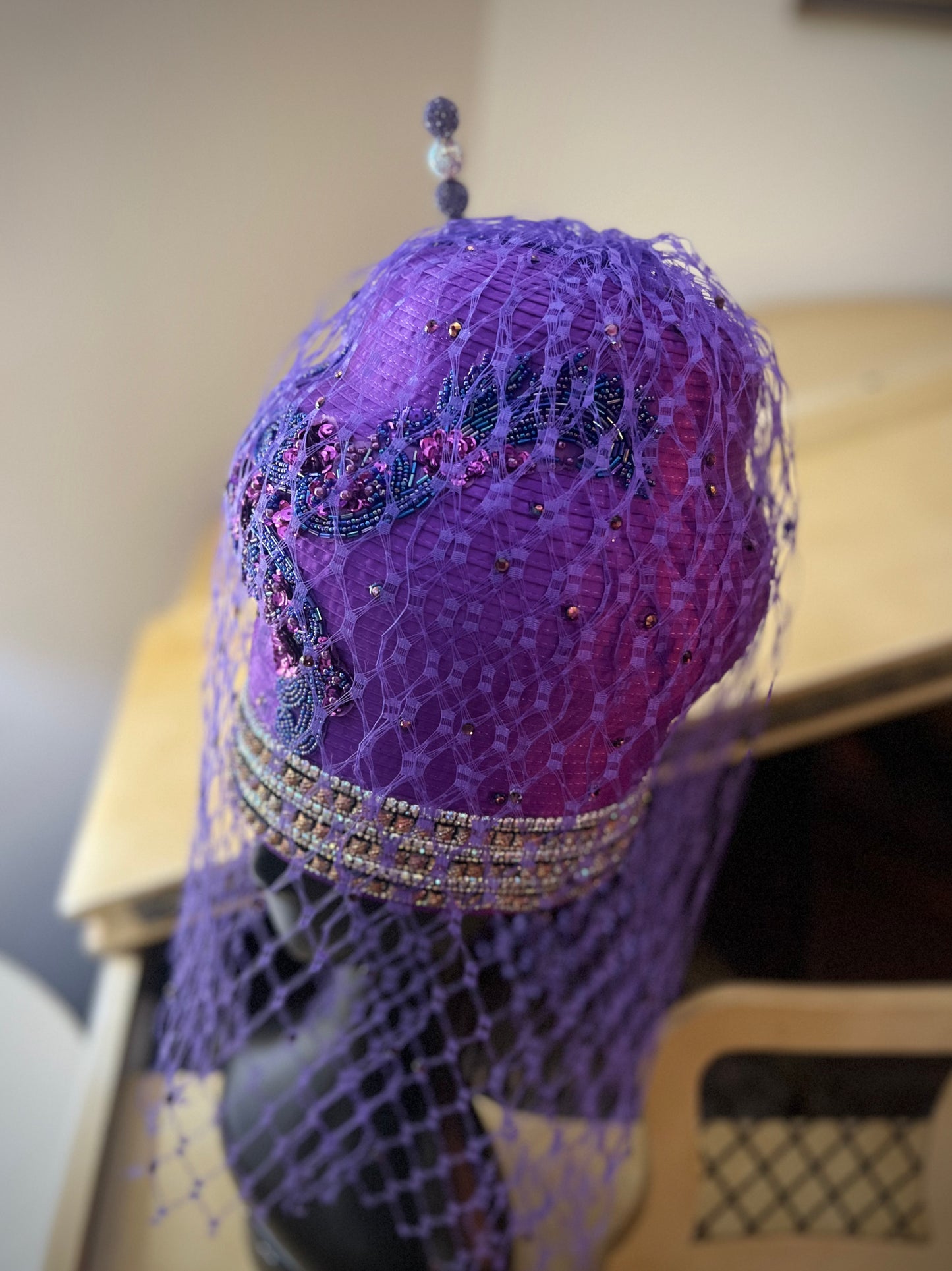 The Purple Turban Crown