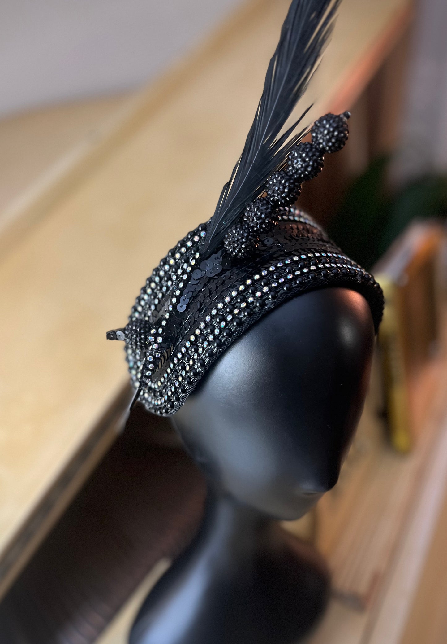 Midnight Black Headband